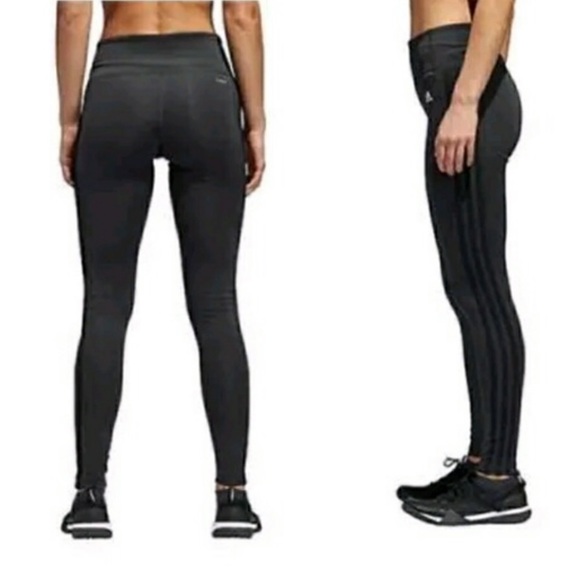 adidas 3 stripe leggings climalite